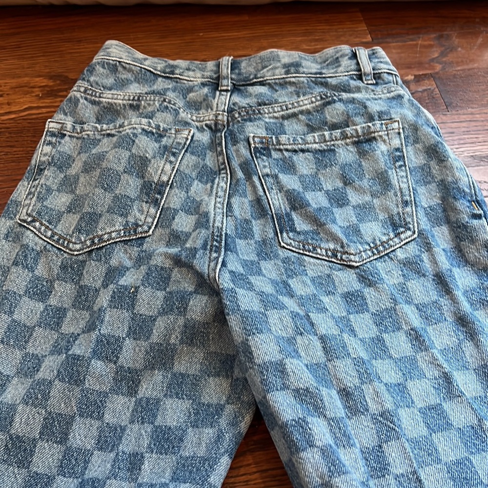 Checkered Jeans - image 6